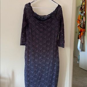 Dark Purple sparkly dress